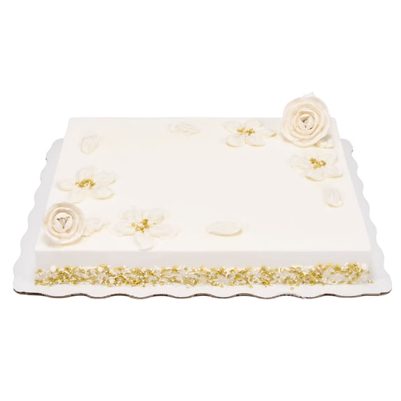 Graceful Radiance Half Sheet Cake