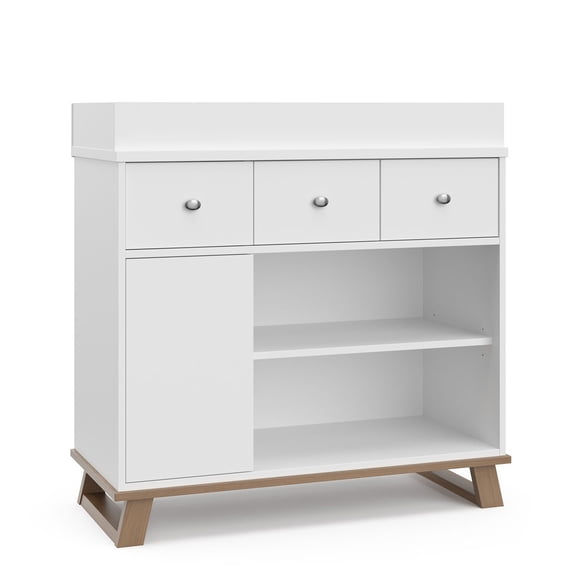 Storkcraft Modern Nursery Changing Table Dresser, Choose Color