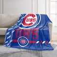 thumbnail image 2 of Logo Brands Chicago Cubs 60"x70" Super Plush Blanket, 2 of 7