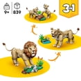 thumbnail image 2 of LEGO Creator 3 in 1 Wild Animals: Majestic Lion, 839 pc., 2 of 6