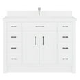 thumbnail image 1 of Studio Bathe Calais 48-inch Bathroom Vanity With Engineered Stone Countertop, 1 of 9