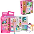 thumbnail image 1 of Barbie Getaway Doll House with Barbie Doll & Accessories, 1 of 6