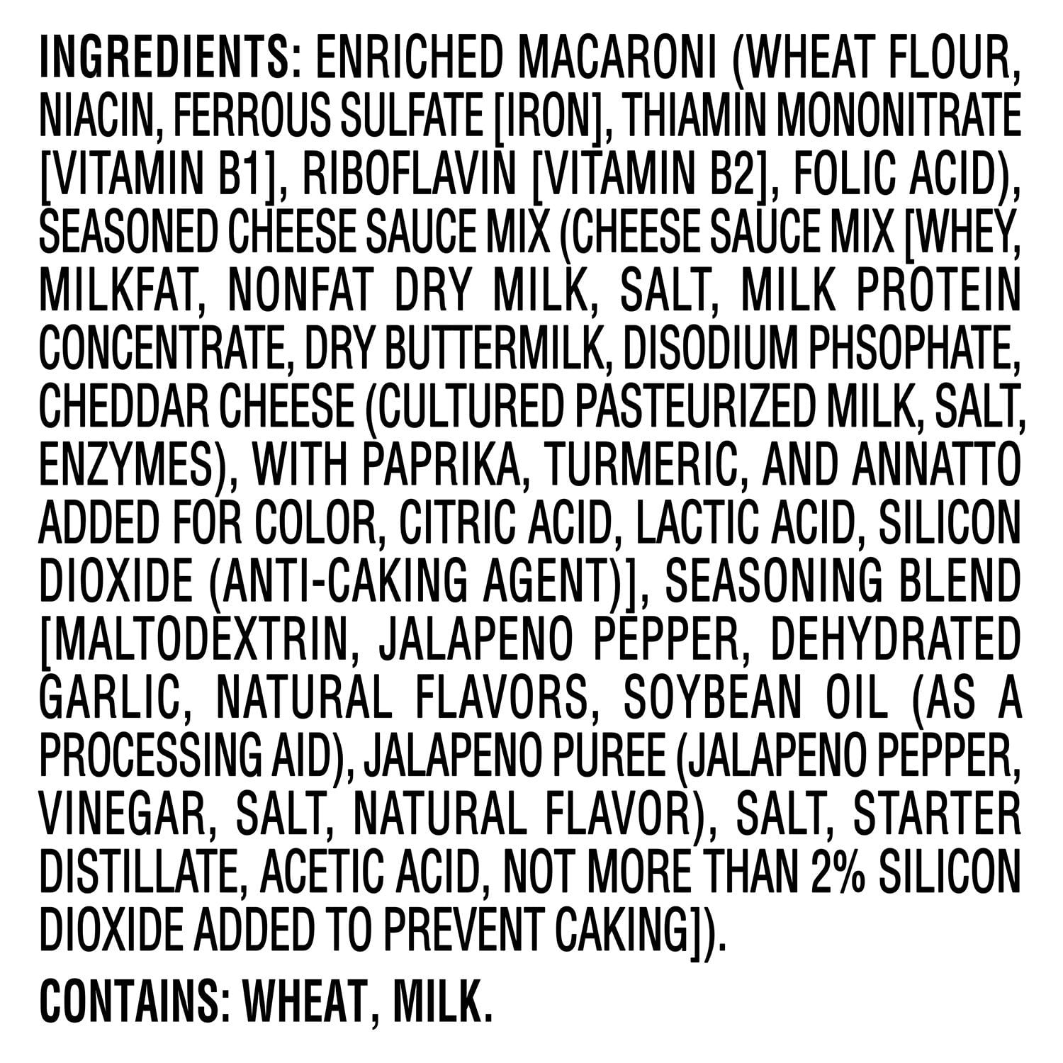 Kraft Jalapeno Flavored Mac & Cheese Macaroni & Cheese Dinner