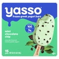 thumbnail image 2 of Yasso Mint Chocolate Chip Frozen Greek Yogurt Bars, 52.5 fl oz., 15 ct., 2 of 7
