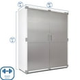 thumbnail image 3 of Seville Classics UltraHD Storage Cabinet, 60" W x 24" D x 72" H, 3 of 19