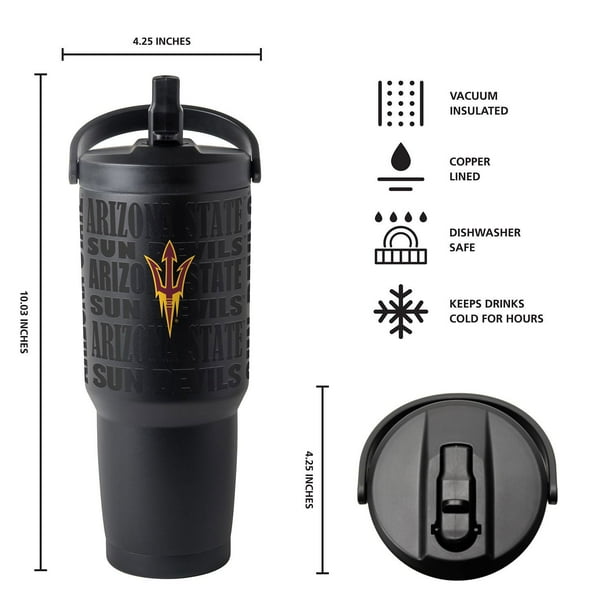 Logo Brands Arizona State Sun Devils Stainless Steel Tumbler Set