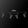 thumbnail image 2 of Globe Electric Walton 4-Light 29W Integrated LED Track Lighting in Matte Black, 2 of 8