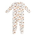 thumbnail image 2 of Angel Dear Baby Boys 2-Way Zipper Footie, 2 of 4