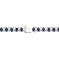 thumbnail image 3 of Pear Cut Gemstone Bracelet in Sterling Silver, 3 of 3