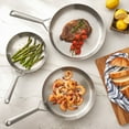 thumbnail image 2 of Member's Mark 3-Piece Modern Tri-ply Fry Pan Set, 2 of 7