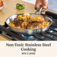 thumbnail image 2 of Calphalon Stainless Steel 10-Piece Triply Cookware Set, 2 of 5