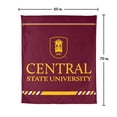 thumbnail image 7 of Logo Brands Central State Marauders 60"x70" Super Plush Blanket, 7 of 7