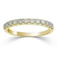 thumbnail image 2 of Round Cut Diamond Band in 14K Gold, 2 of 5