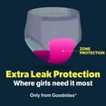 thumbnail image 6 of Goodnites Nighttime Bedwetting Underwear for Girls, Sizes Extra Small - Extra Extra Large, 6 of 17