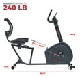 thumbnail image 8 of Sunny Health & Fitness Endurance Smart Recumbent Exercise Bike, 8 of 11