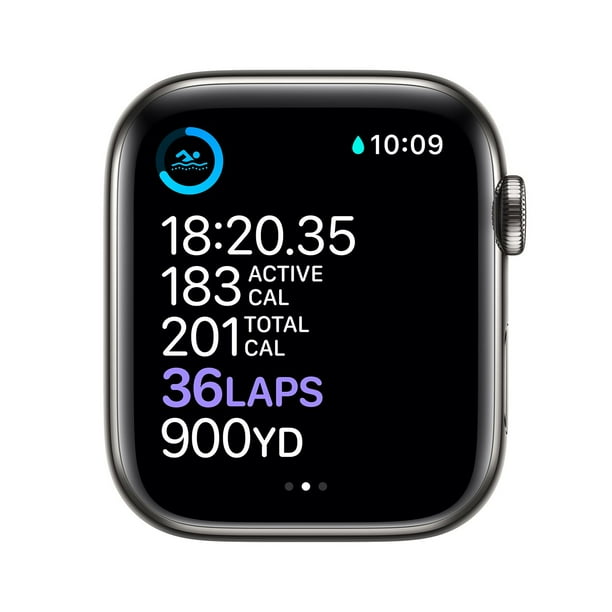 Apple Watch Series 6 Stainless Steel Case with Milanese Loop 44mm