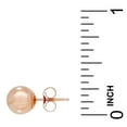 thumbnail image 5 of 7MM Stud Earring in 14K Gold, 5 of 7