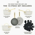 thumbnail image 5 of GreenPan GP5 11-Piece Ceramic Nonstick Cookware Set, 5 of 11