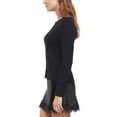 thumbnail image 3 of Express Women's Ribbed Button-Up Sweater, 3 of 7