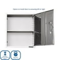 thumbnail image 5 of Seville Classics UltraHD Wall Storage Cabinet, 24" W x 12" D x 28" H, 5 of 9