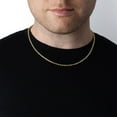 thumbnail image 7 of Semi Solid Rope Chain Necklace in 14K Gold, 7 of 11
