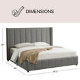thumbnail image 4 of Member's Mark Harlow Upholstered Bed, Assorted Sizes & Colors, 4 of 6