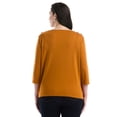 thumbnail image 7 of Rafaella Women's 3/4 Sleeve Boatneck Top, 7 of 11