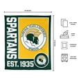 thumbnail image 3 of Logo Brands Norfolk State Spartans 60"x70" Super Plush Blanket, 3 of 6