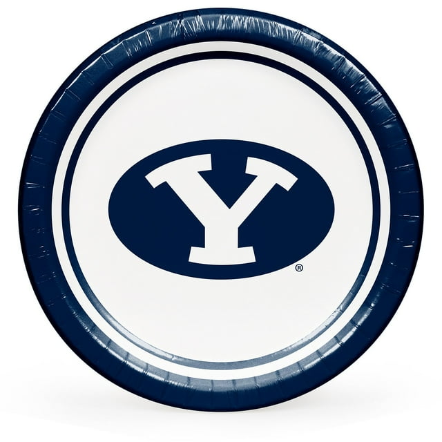 Collegiate Round Paper Plates, 10", 85 ct., Choose Your Team