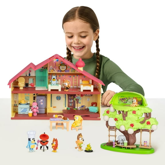Bluey's Family Barbecue Home Mega Playset