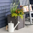 thumbnail image 4 of Step2 Lakewood Resin Dark Cedar Planter, Choose Type, 4 of 11