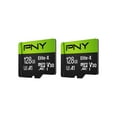 thumbnail image 2 of PNY 128GB Elite-X Class 10 U3 V30 microSDXC Flash Memory Card 2 Pack, 2 of 7