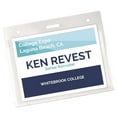 thumbnail image 2 of Avery Secure Top Heavy-Duty Badge Holders, Horizontal, 4w x 3h, Clear, 25/Pack, 2 of 6