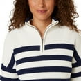 thumbnail image 4 of Lands' End Women's Quarter Zip Sweater, 4 of 6