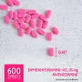 thumbnail image 5 of Member’s Mark Allergy Relief Tablets, 25 mg Diphenhydramine HCL, 600 ct., 5 of 7