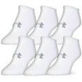 thumbnail image 1 of Under Armour Women's 6-Pack Essential Cotton No Show Sock, 1 of 5