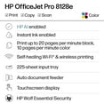 thumbnail image 4 of HP OfficeJet Pro 8128e Color Wireless All-in-One Printer, 1 Year Instant Ink, 4 of 14
