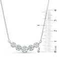 thumbnail image 5 of 0.45 CT. T.W. Round Cut Curved Bar Diamond Necklace in 14K Gold, 5 of 5