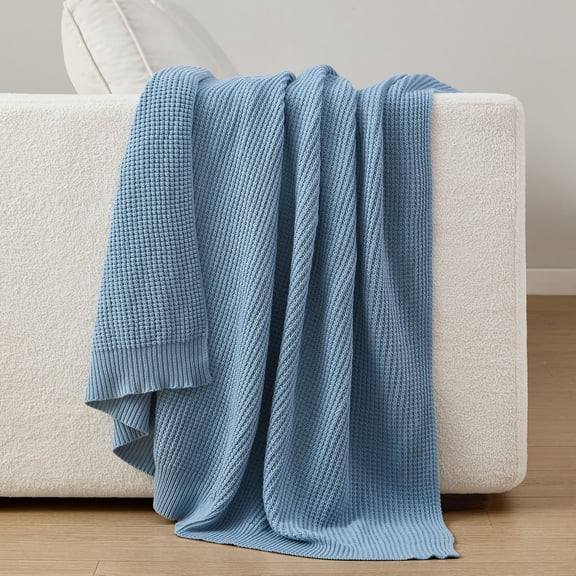Member's Mark 100% Organic Cotton Knit Throw, 60" x 70"