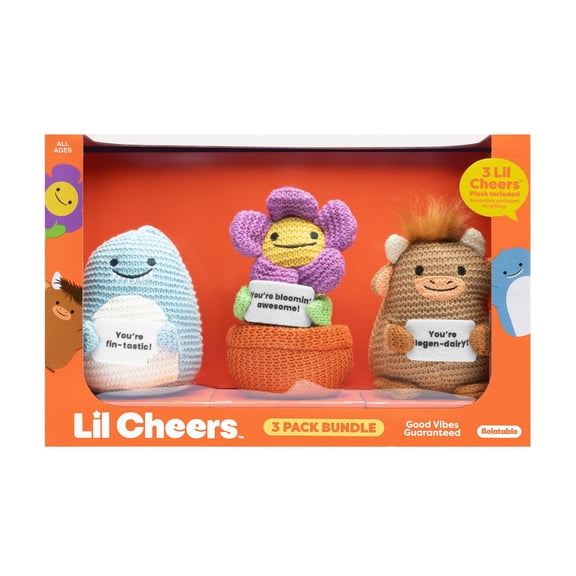 Lil Cheers Sweet Crochet Plush Bundle, Set of 3