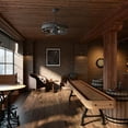 thumbnail image 6 of Hunter 27 inch Circulus Matte Black Caged Ceiling Fan with LED Light Kit and Handheld Remote, Black, 6 of 15