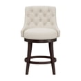 thumbnail image 3 of HH2 Home Halbrooke Wood Swivel Bar Stool or Counter Stool, 3 of 12