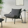 thumbnail image 10 of ZINUS Night Therapy Foam Callie Sling Accent Chair with Ottoman and Drink Table, 10 of 10
