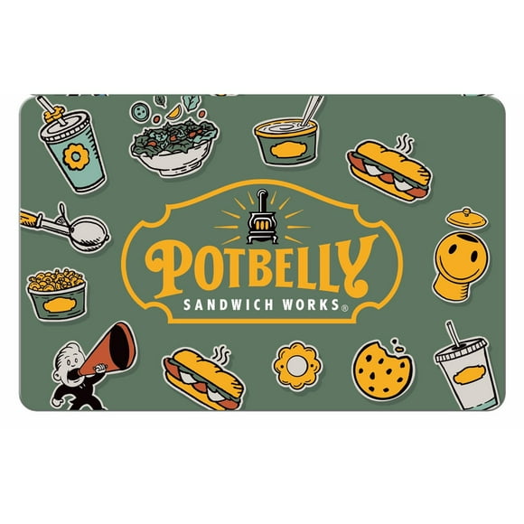 Potbelly Sandwiches $50 Gift Card Multi-Pack, 2 x $25