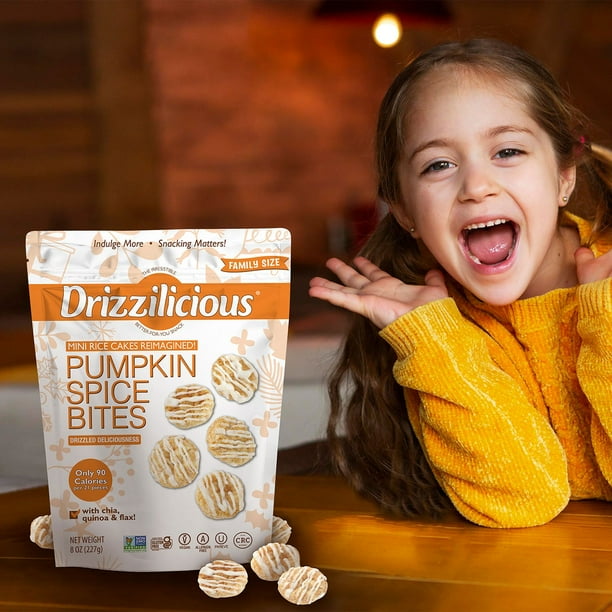 Drizzilicious Pumpkin Spice Mini Rice Cakes, 8 oz
