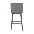 thumbnail image 9 of HH2 Home Upholstered Tapered Back Wood Adjustable Height Swivel Bar Stool, 9 of 19
