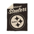 thumbnail image 1 of Logo Brands Pittsburgh Steelers Luxe Dreams Throw, 60" x 80", 1 of 6
