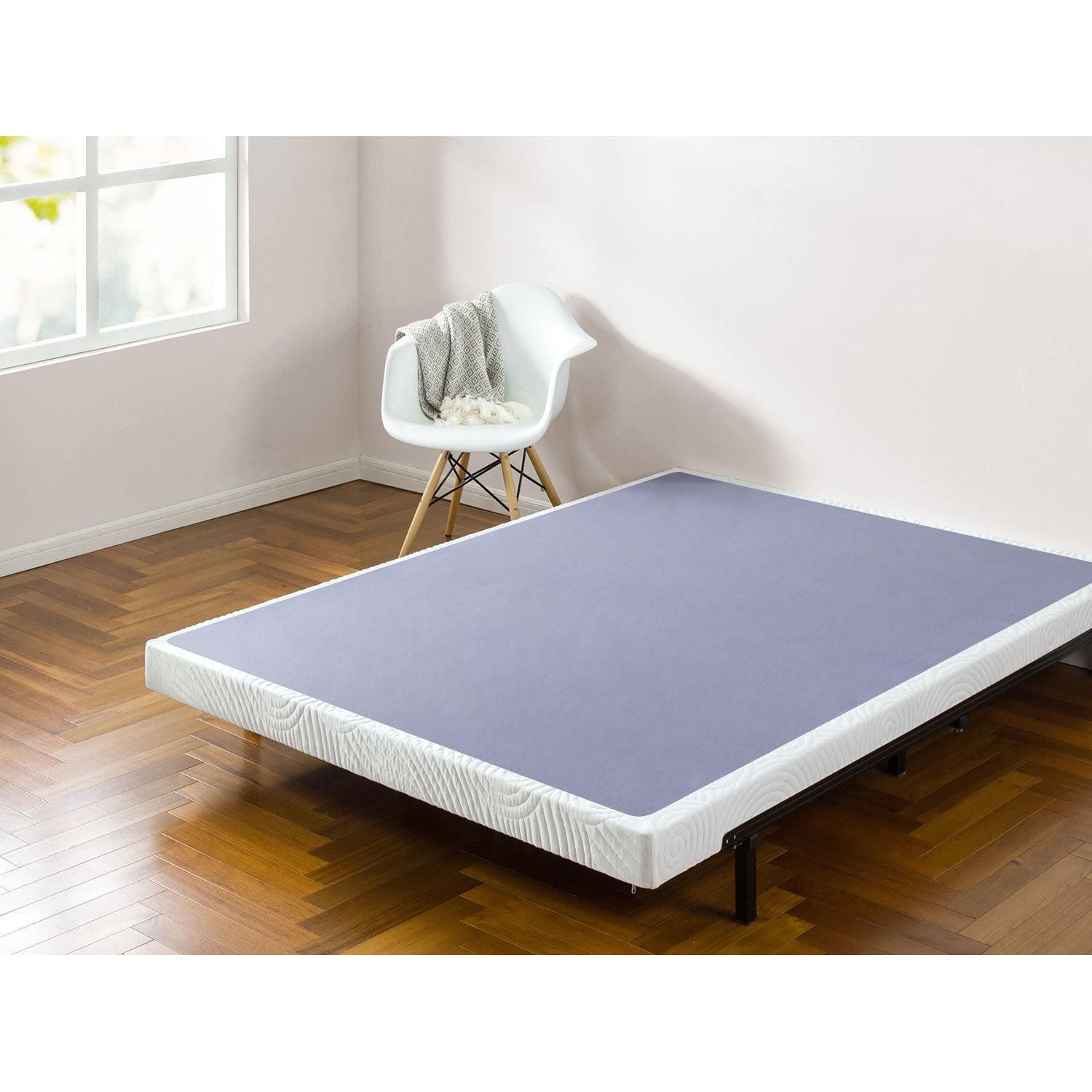 Zinus Night Therapy 4” Wood and Metal Box Spring Foundation