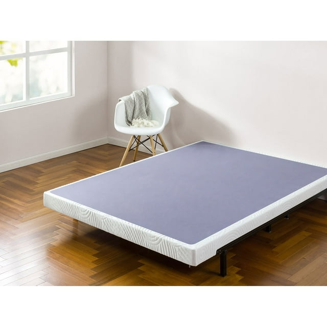 Zinus Night Therapy 4” Wood and Metal Box Spring Foundation, Assorted Sizes