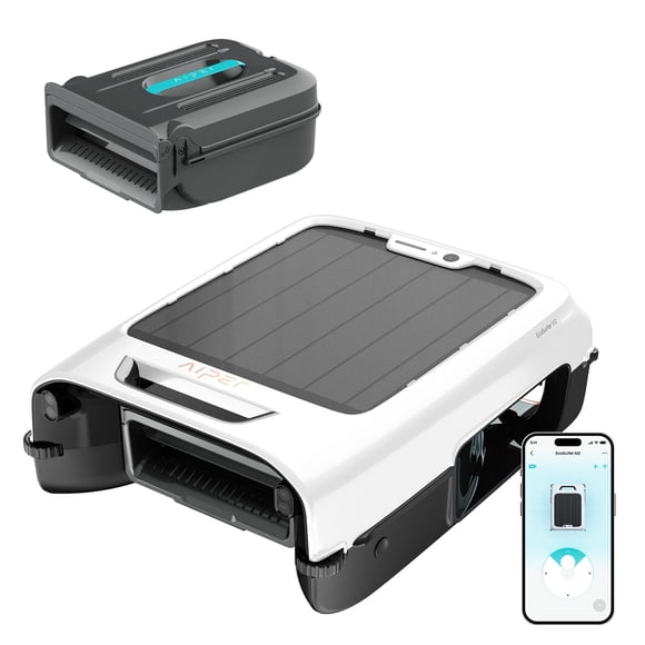 Aiper EcoSurfer M2 24/7 Solar-Powered Automatic Robotic Pool Skimmer with DebrisGuard™